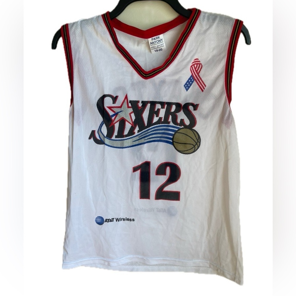 Philadelphia 76ers Claxton #12 Champion Jersey Youth XL